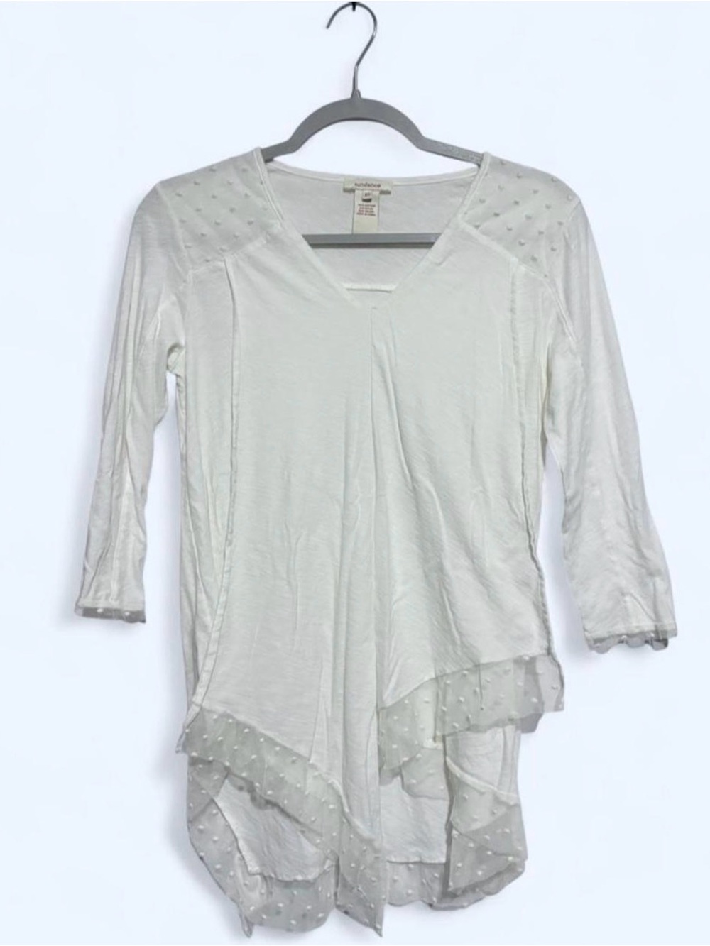 Sundance white layered lace top